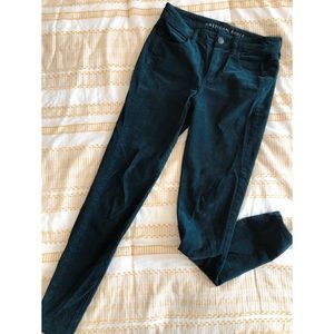 Hi-Rise American Eagle Stretch Skinny Corduroy Jeggings